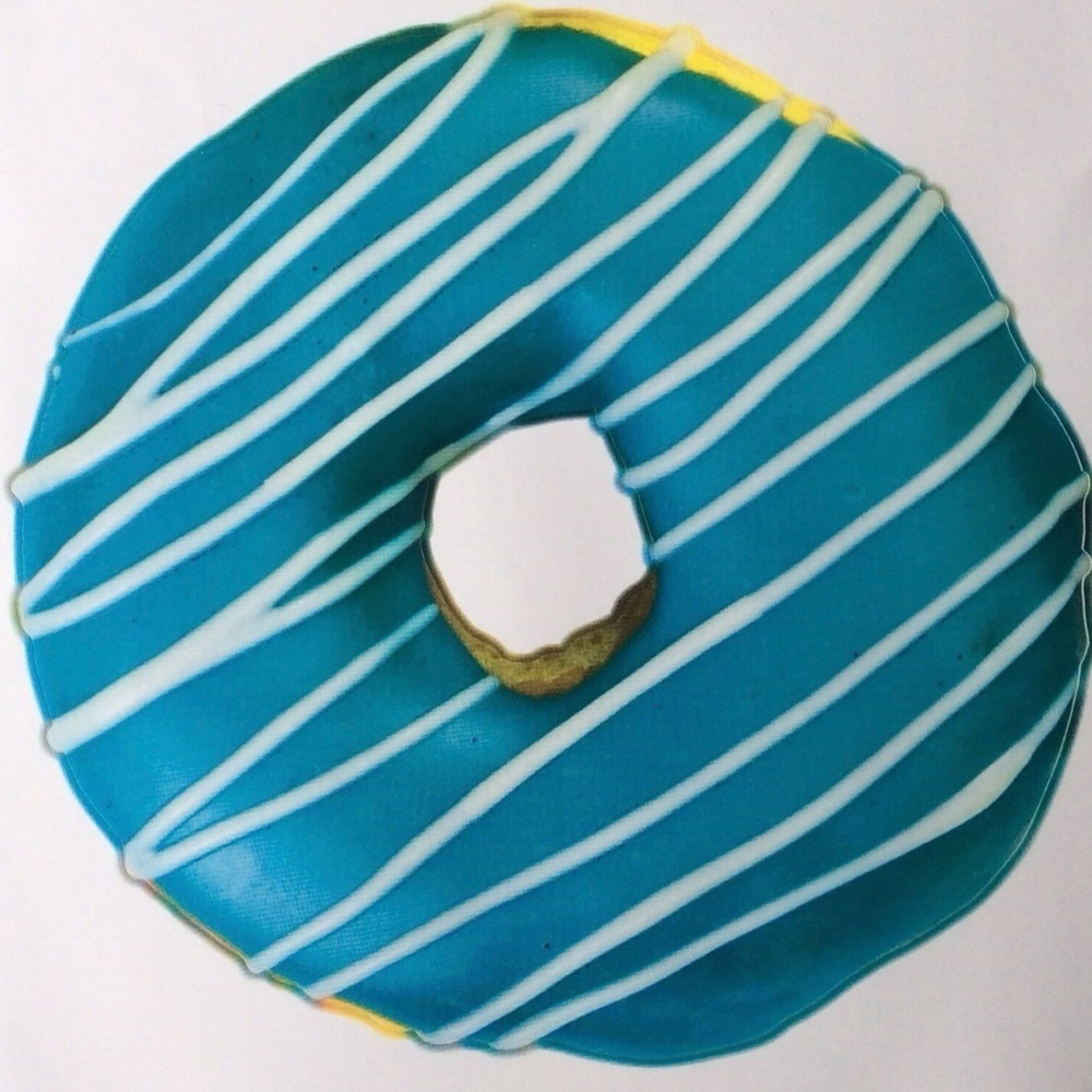 Donuts Wall Stickers Decals SET OF 6 Jumbo 5” Removable Bakery Cafe Decor NEW - Picture 12 of 13